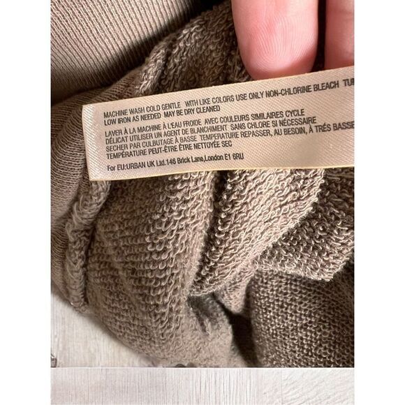 Anthropologie Saturday Sunday Faux Wrap Cinched Waist Sharon Hoodie - Picture 12 of 16